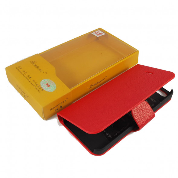 Чехол книжка Frontower для iPhone 5, 5S (красный)