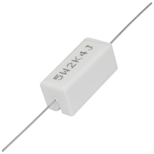 Резистор RX27-1 2.4 кОм 5W 5% / SQP5