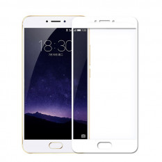 Защитное стекло для Meizu Pro 7 на весь экран (белый)