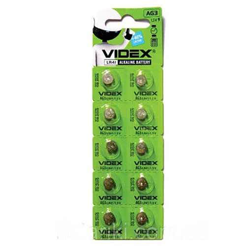 Батарейка VIDEX AG3 LR41