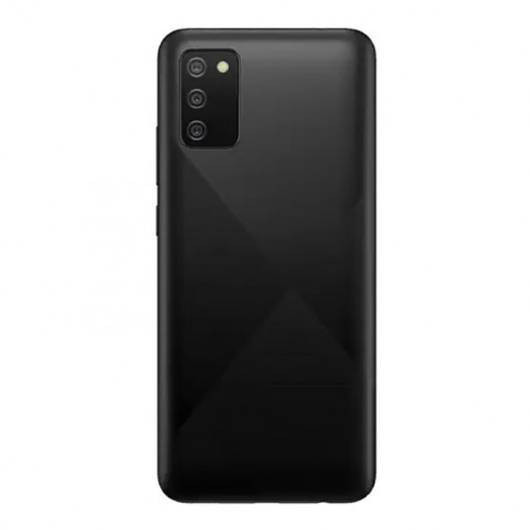 Задняя крышка корпус для Samsung Galaxy A02s SM-A025F (Черный)