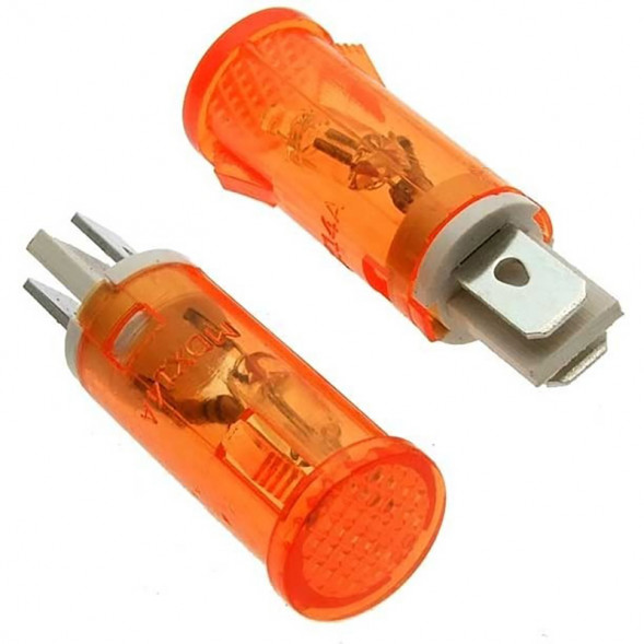 MDX-14 orange 220V Лампа неоновая в корпусе (оранжевый)