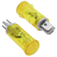 MDX-14 yellow 220V Лампа неоновая в корпусе (желтый)