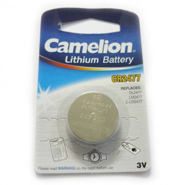 Батарейка Camelion CR2477-1BL Lithium 3В