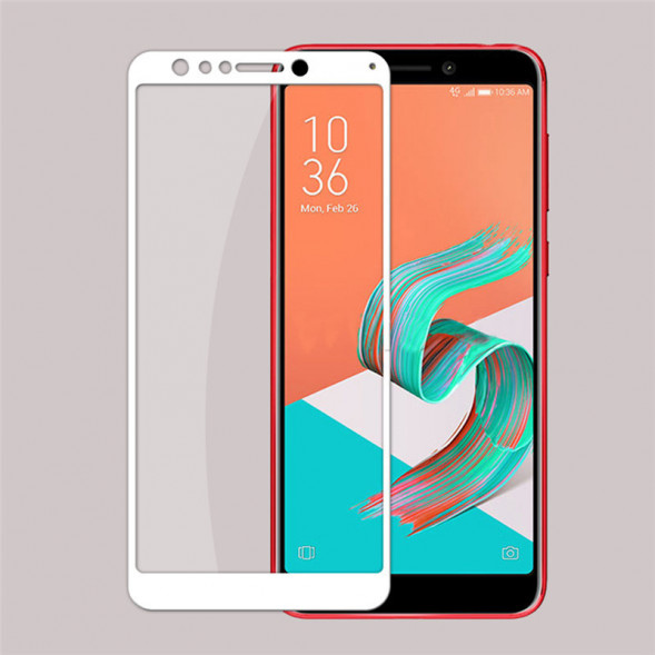 Защитное стекло 3D для Asus ZenFone 5 Lite (ZC600KL) (белый)