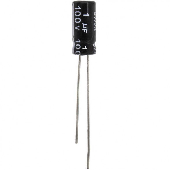Конденсатор 1 UF 100V 105*C 5*11 (JWCO)