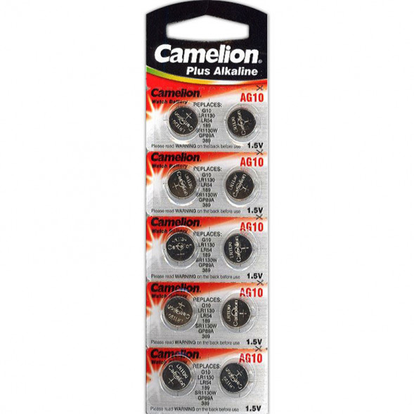Батарейка Camelion G10-LR54-10BL 1.5В