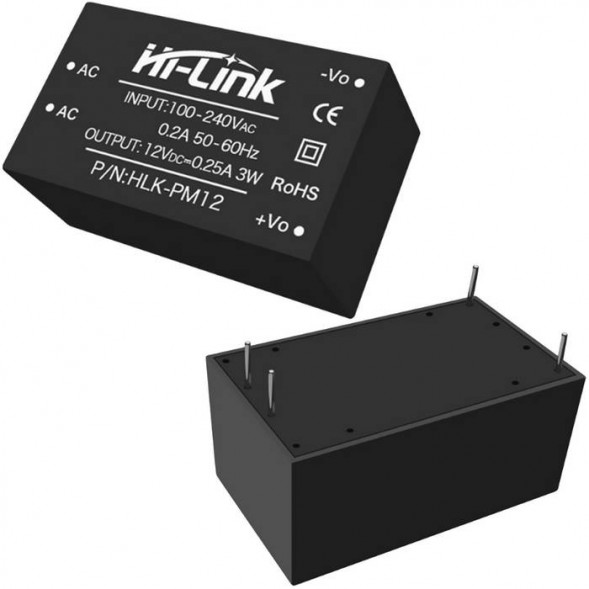 Блок питания имп. HLK-PM12