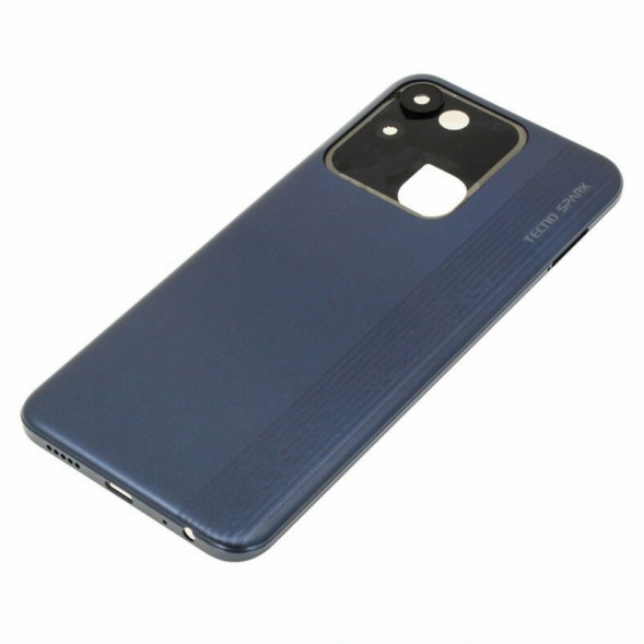 Корпус для Tecno Spark 8C (KG5n) (Черный) задняя крышка (AS)