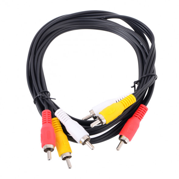 Кабель соединительный 3xRCA (M) - 3xRCA (M) Тюльпаны