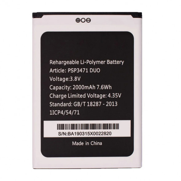 Аккумулятор PSP3471DUO для Prestigio Wize Q3