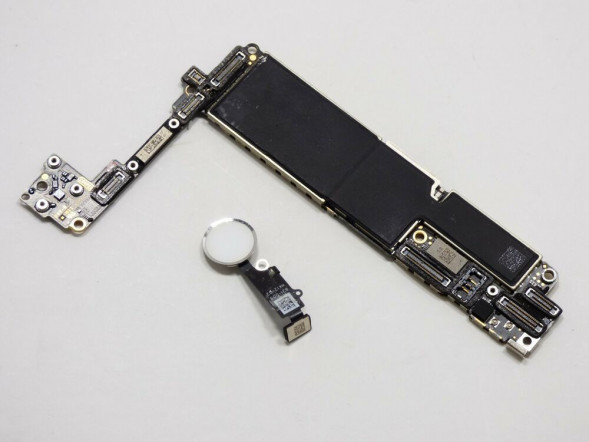 Материнская плата iPhone 7 с кнопкой 32 гб (Белый)