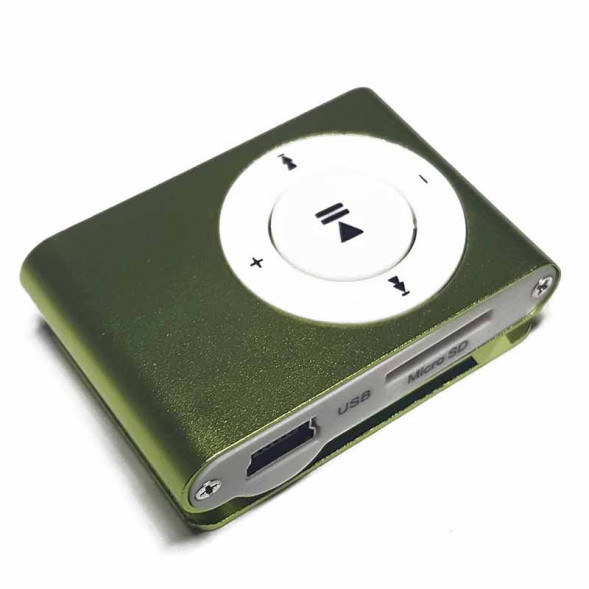 Мини Mp3 аудио плеер - iPod (зеленый)