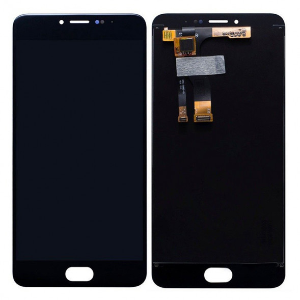 Дисплей для Meizu M3 Note M681H прямой шлейф в сборе с тачскрином (Черный)