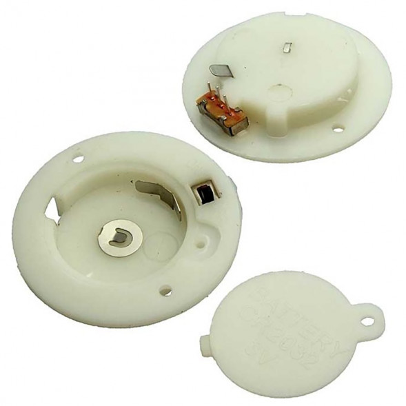 CR2032х1 switch D35mm Батарейный отсек на плату 1xCR2032