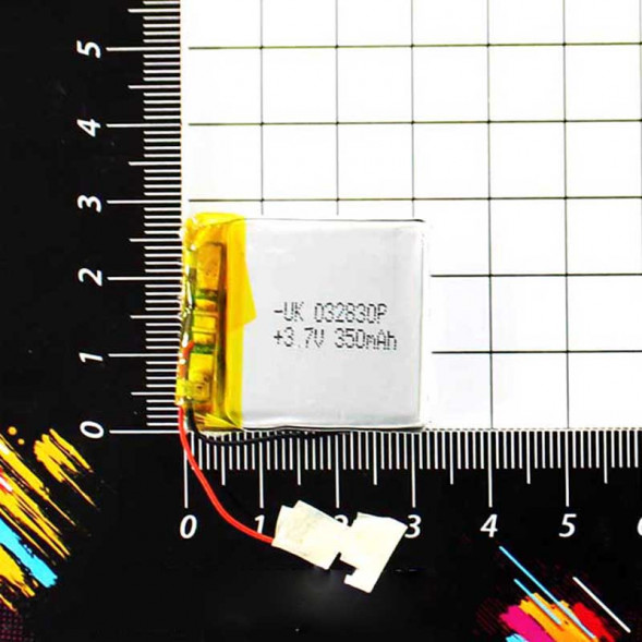 33X28X3mm 3.7V 350mAh Литий-полимерный аккумулятор