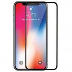 Защитное стекло 3D для iPhone XS Max (черный)