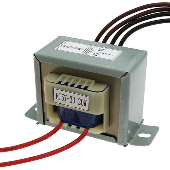 EI57*30 220v to 2x12v 20W Трансформатор питания 220 В 50 Гц