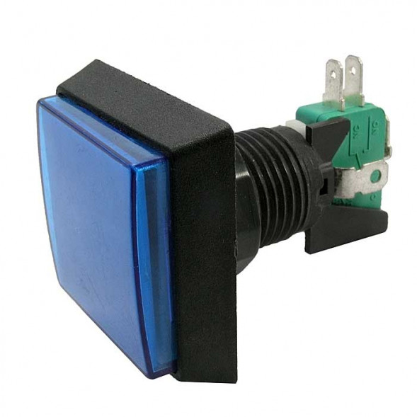 Кнопка GMSI-2B-S no(nc)+nc(no) blue 50mm