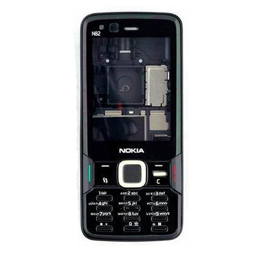 Корпус Nokia N82 с клавиатурой (черный)