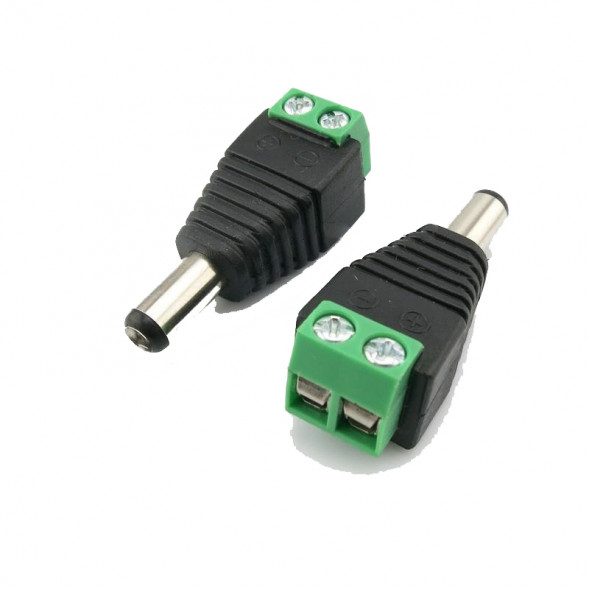 PDC-MS 2.1х5.5 DC Разъем питания штекер с клеммной колодкой
