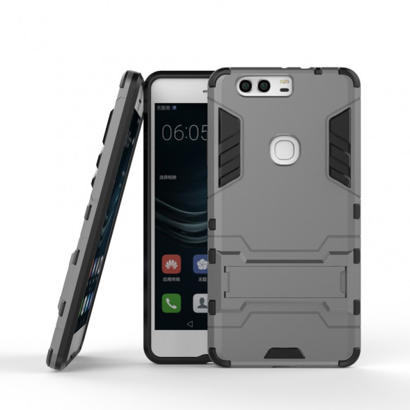 Чехол Duty Armor с подставкой для Huawei Honor V8 (серый)
