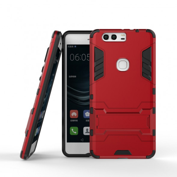Чехол Duty Armor с подставкой для Huawei Honor V8 (красный)