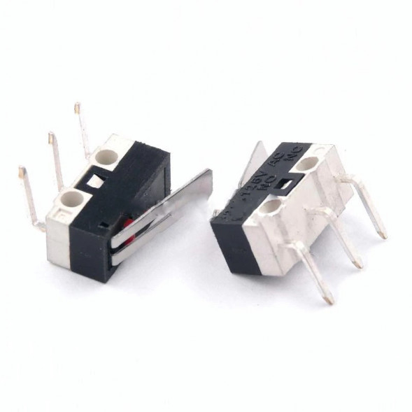 125В 1А 3Pin Микропереключатель с лапкой (кнопка мышки 90 градусов) DM1-01C-30 125v. 1a