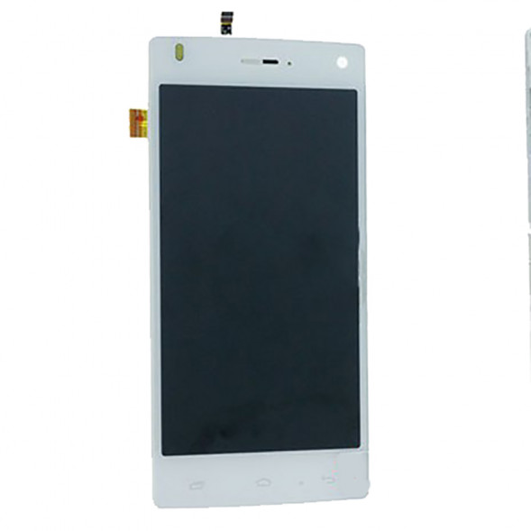 Дисплей для Fly FS452 (Nimbus 2) в сборе с тачскрином в рамке (белый)