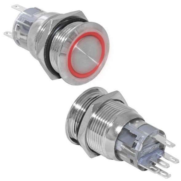 Кнопка антивандал. LAS1-AGQ-11E/R/N on-(on)