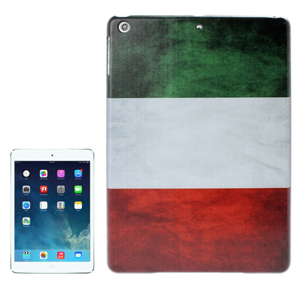 Пластиковый чехол накладка с рисунком для iPad Air (Ретро флаг Италия)