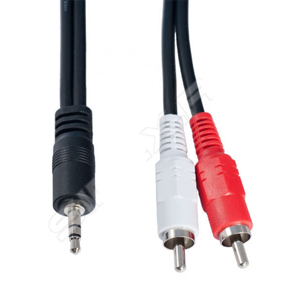 Кабель AUX Jack 3,5mm - 2xRCA Perfeo J2002 1.5м