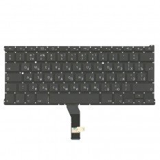 Клавиатура для ноутбука Macbook A1369 2010, без подсветки, большой Enter (Черная)