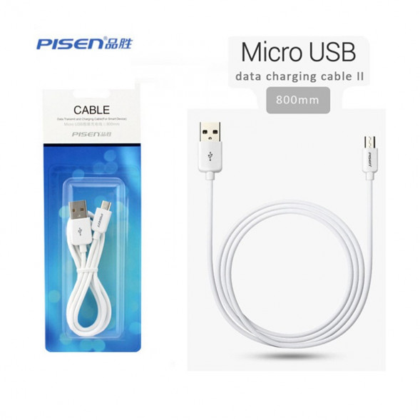 Дата-кабель зарядки MicroUSB (Pisen)