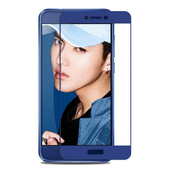 Защитное стекло 3D для Huawei Honor 8 lite (синий)