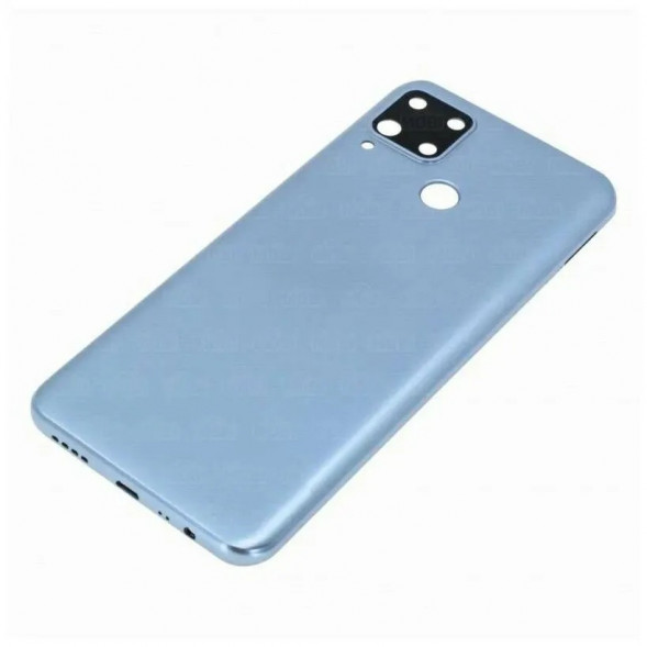 Задняя крышка корпус для Realme C15 (Серебро)