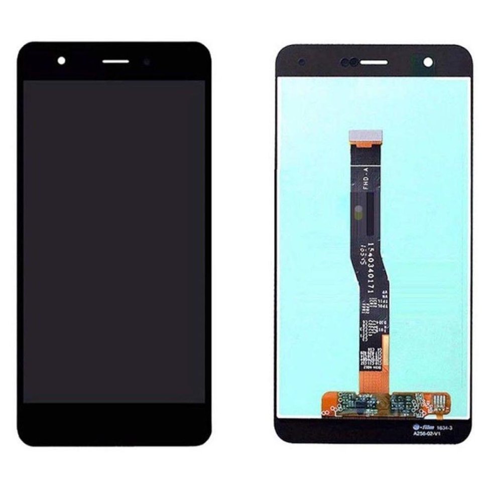 Дисплей с тачскрином для Huawei Nova y70 черный. Черный экран huawei