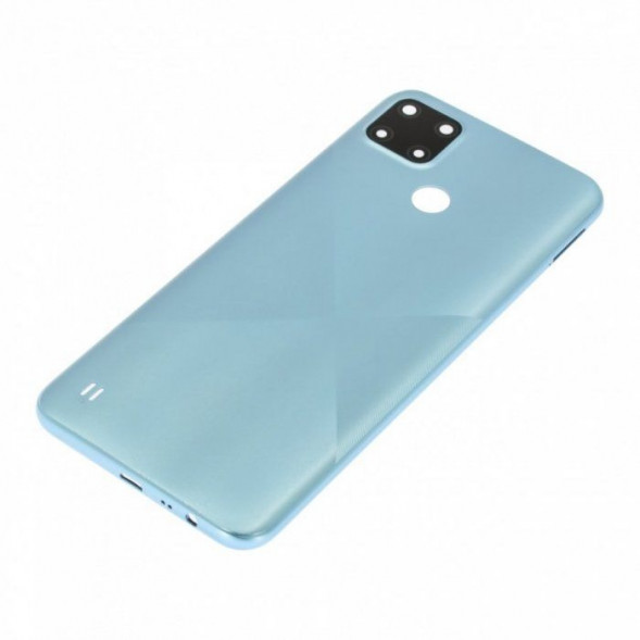 Задняя крышка корпус для Realme C21Y (Голубой)