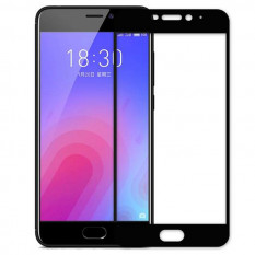 3D Защитное стекло для Meizu M6 (Черное)