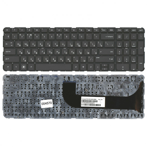 Клавиатура для ноутбука HP Pavilion M6-1000 Envy M6-1100 M6-1200 (черная)