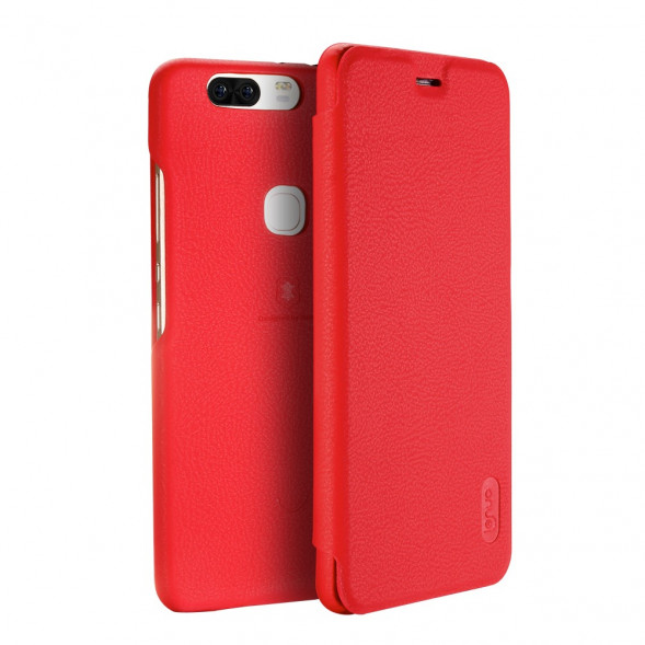 Чехол книжкой LENUO для Huawei Honor V8 (красный)