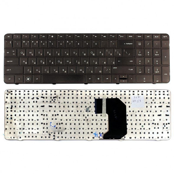 Клавиатура для ноутбука HP Pavilion G7 G7-1000 (черная)