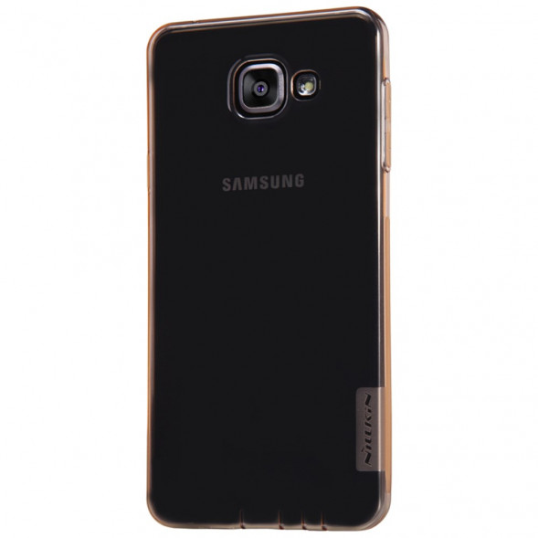 Чехол накладка Nillkin для Samsung Galaxy A7 (2016) SM-A710F (Коричневый)