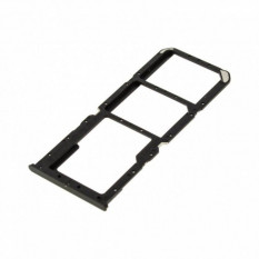 Держатель сим карты SIM лоток для Realme 8, Realme 8 Pro (Черный)