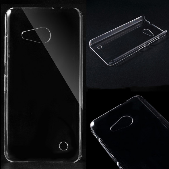 Прозрачный пластиковый чехол накладка для Microsoft Lumia 550