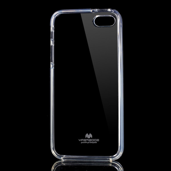 Силиконовый чехол Goospery для iPhone 5, 5S, SE (прозрачный)