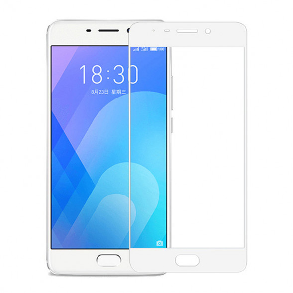 3D Защитное стекло для Meizu M6T (Белое)