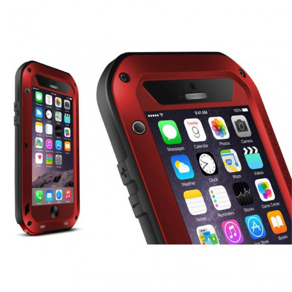 Гибридный чехол LOVE MEI для iPhone 6 Plus, 6s Plus (красный)