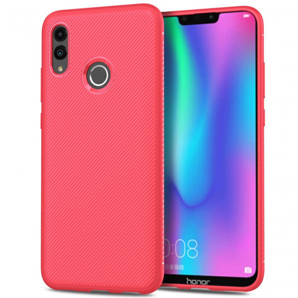 TPU Чехол накладка для Huawei Honor 10 Lite, P Smart (красный)
