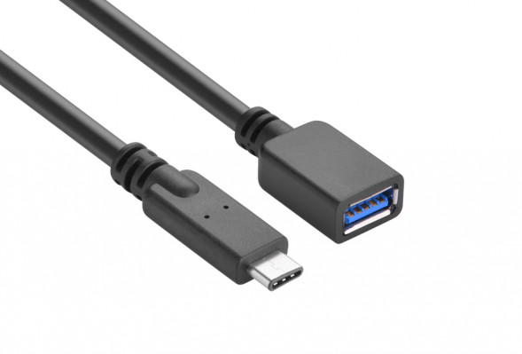 USB3.0 AF - Type-C 0.3m OTG кабель
